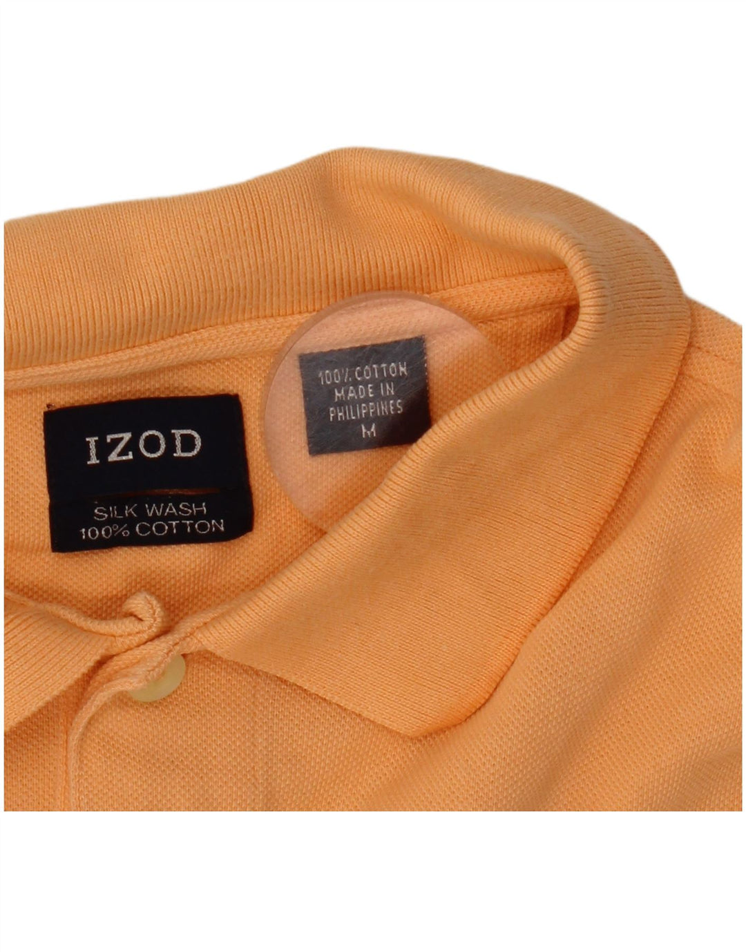 IZOD Poloshirt til mænd Medium Orange Bomuld