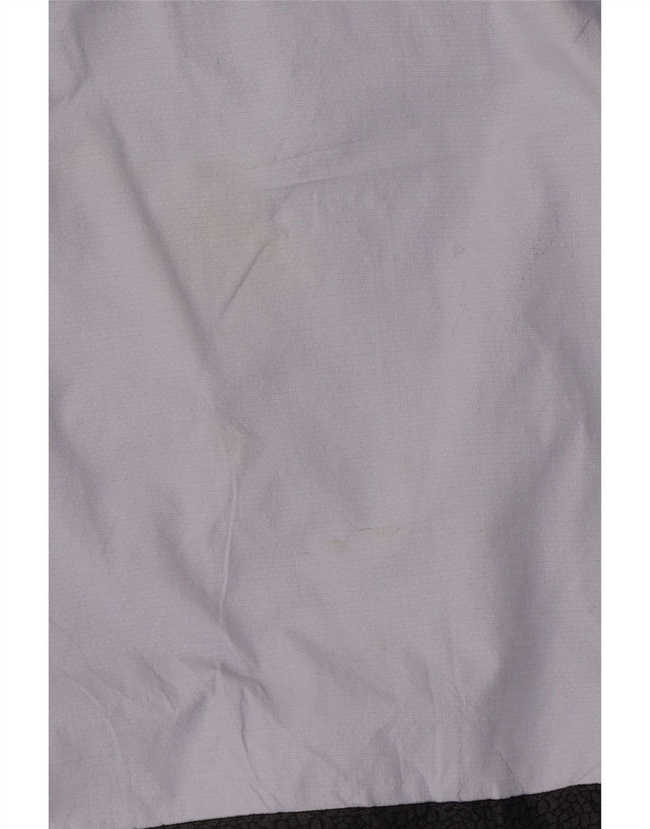 Columbia Regnjakke med hætte til kvinder UK 16 Large Purple Colourblock Polyester