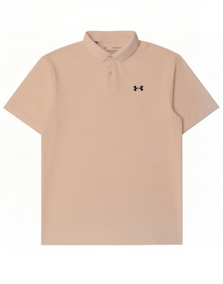 Under Armour Herre Polo Shirt Medium White