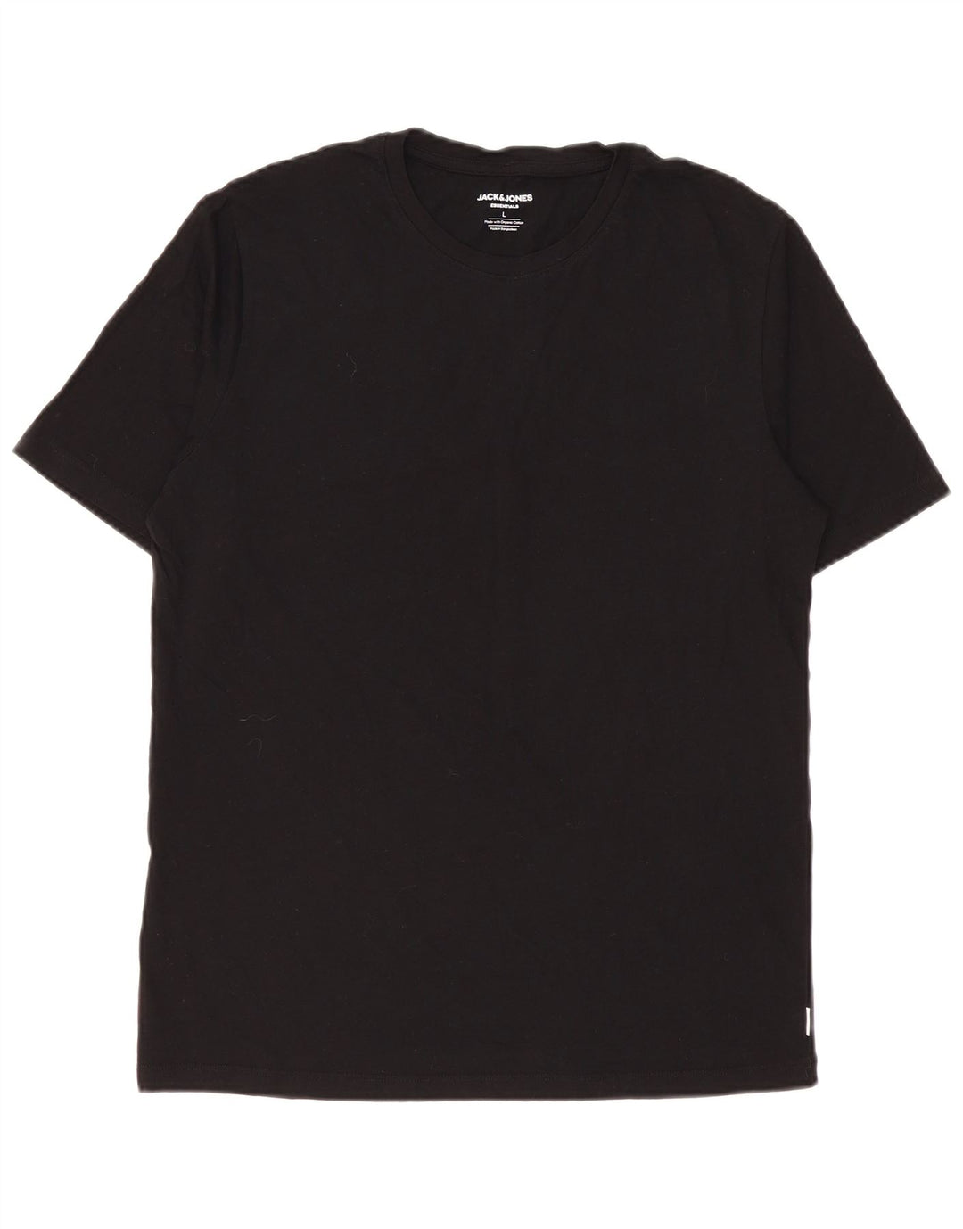 Jack & Jones Herre T-Shirt Top Stor Sort Bomuld