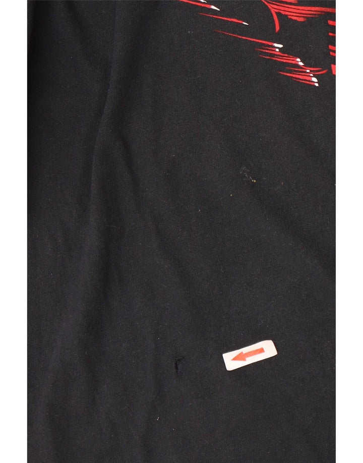 Jordan Herre Grafisk T-Shirt Top Medium Sort