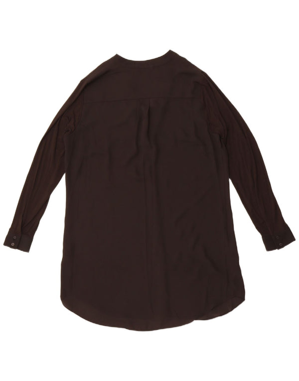 MINT VELVET Dame langærmet tunikakjole UK 14 Stor sort polyester