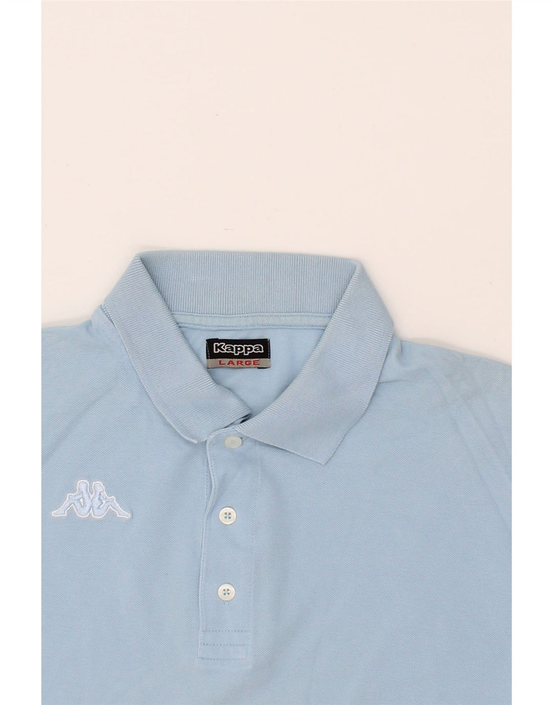 KAPPA Mens Polo Shirt Large Blue Cotton Vintage Kappa and Second-Hand Kappa from Messina Hembry 
