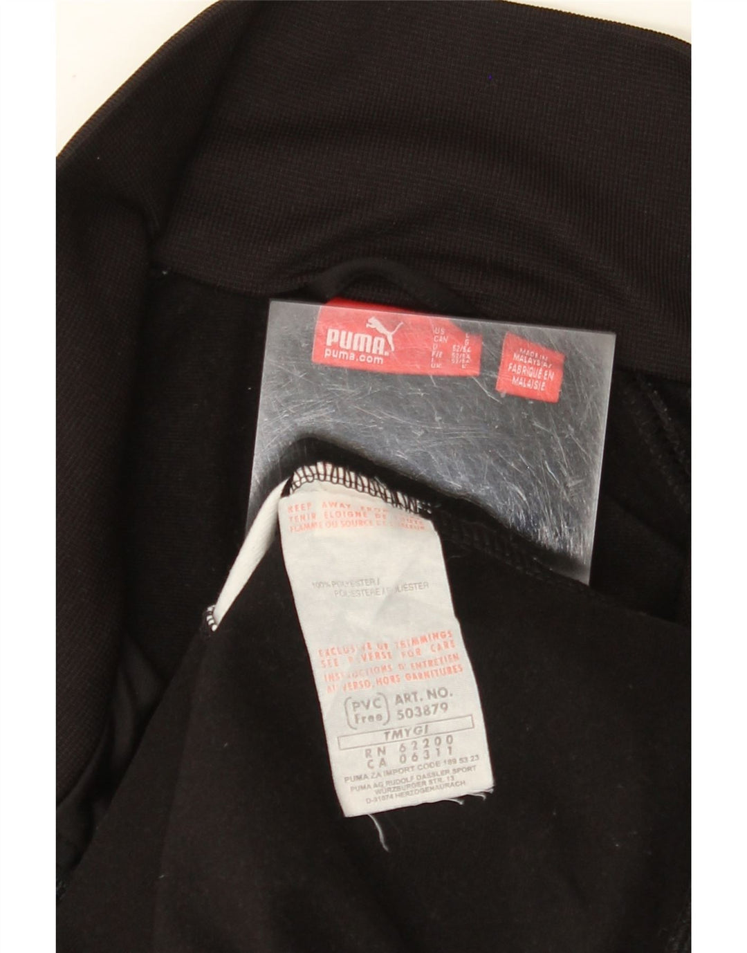 Puma Træningsdragt Topjakke til mænd Stor Sort Colourblock Polyester