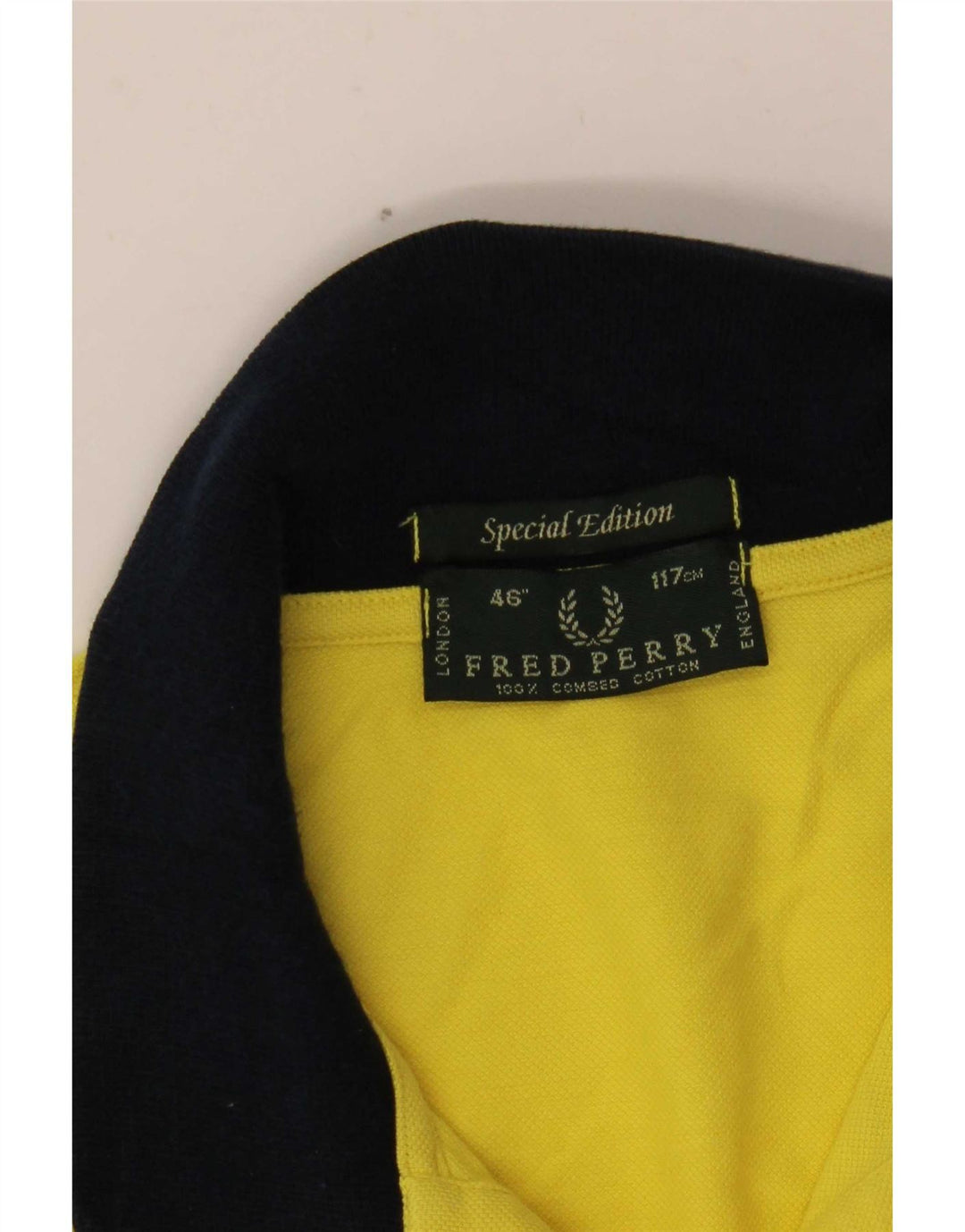 Fred Perry Herre Rugby Polo Shirt Stor Gul