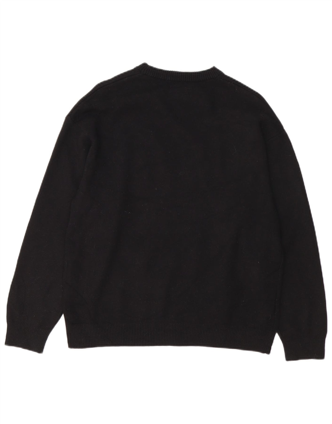 Zara dametrøjetrøje med rund hals DK 14 Medium Sort viskose