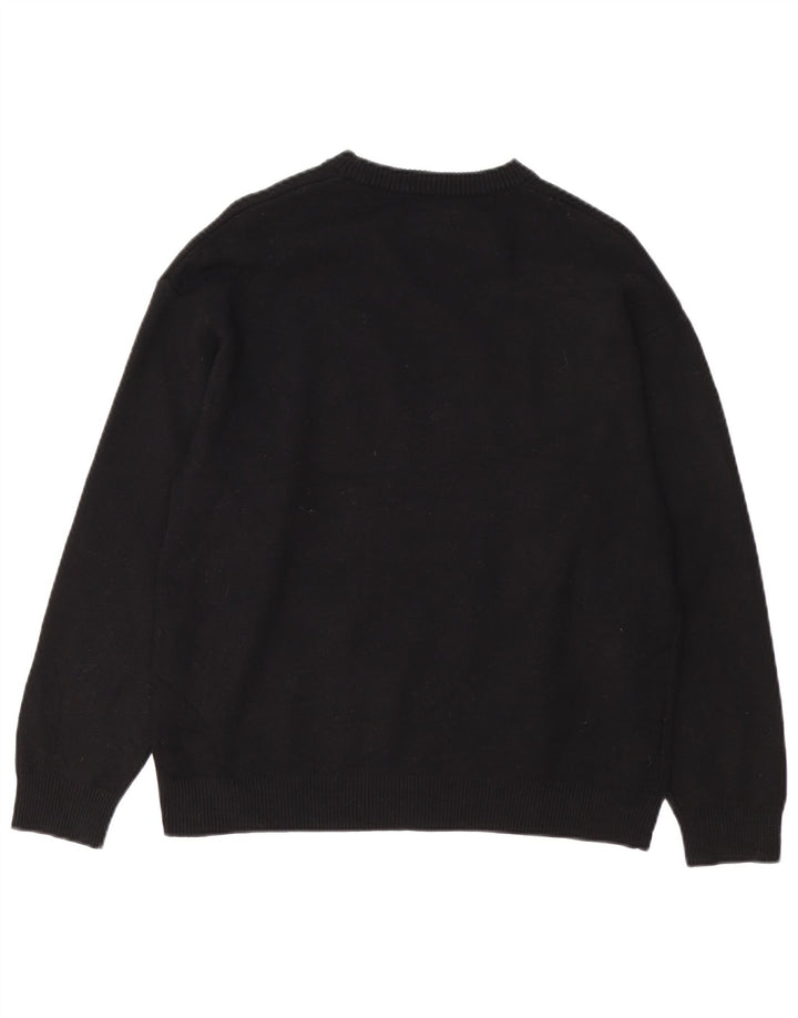 Zara dametrøjetrøje med rund hals DK 14 Medium Sort viskose