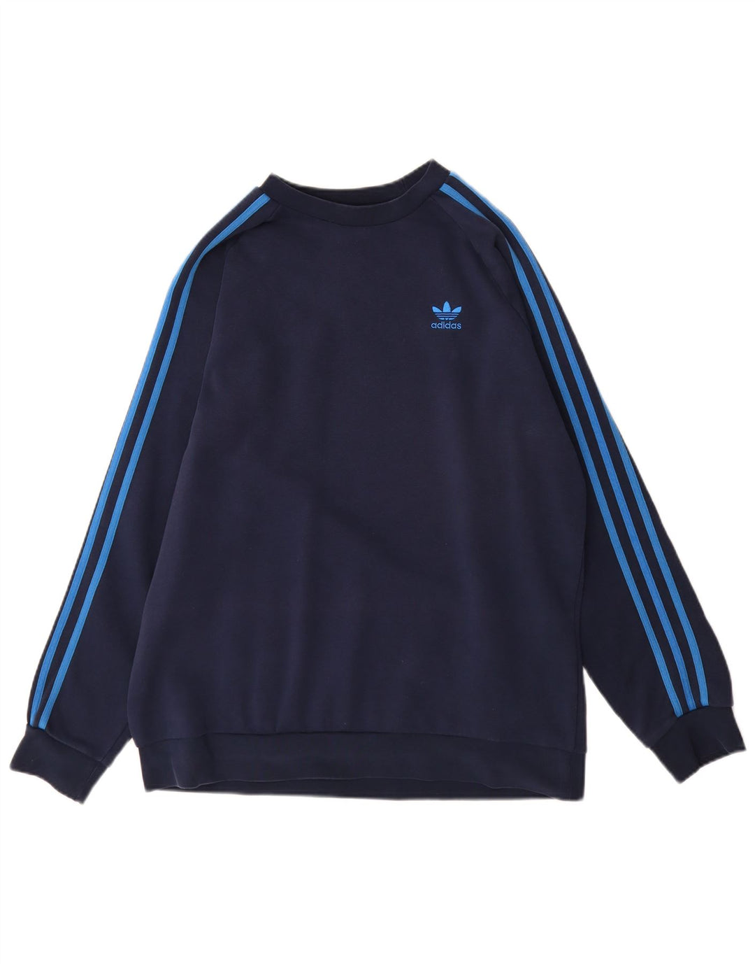 ADIDAS Sweatshirt til mænd Stor marineblå bomuld