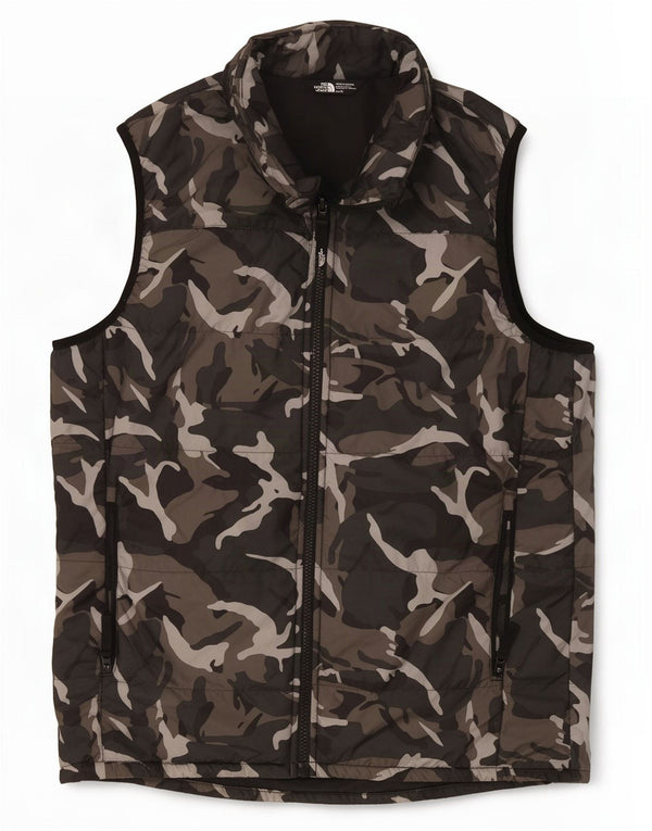 The North Face Boys Polstret Gilet 14-15 år XL Grå Camouflage Polyester