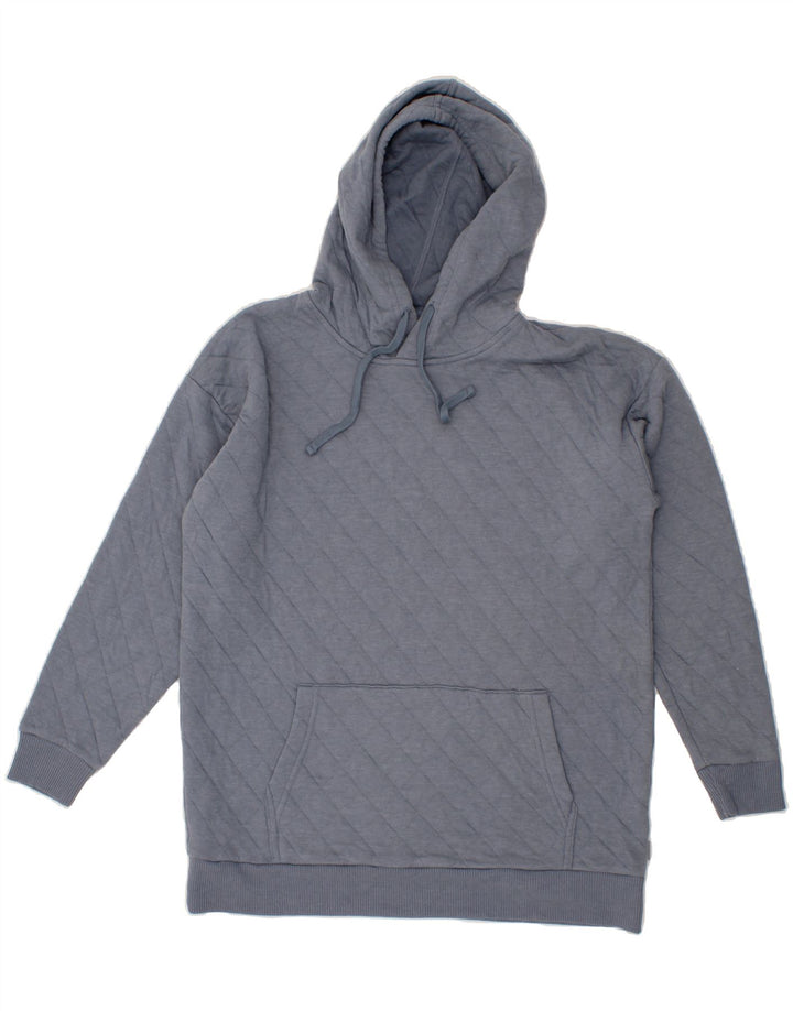 EDDIE BAUER Womens Oversized Hoodie Jumper UK 10 Small Blue Cotton Vintage Eddie Bauer and Second-Hand Eddie Bauer from Messina Hembry 