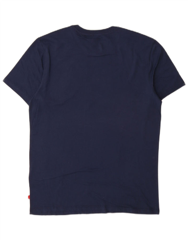 Levi's Herre Slim T-Shirt Top Stor Marineblå Bomuld