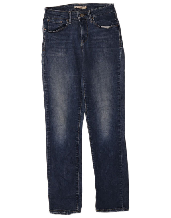 Levi's Dame Mid Rise Skinny Jeans US 4 Small W28 L29 Blå Bomuld