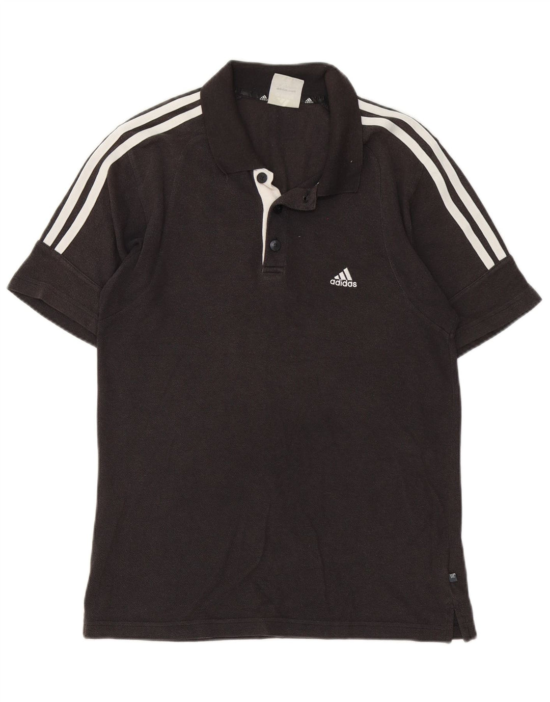 Adidas Polo Shirt til mænd, stor grå bomuld