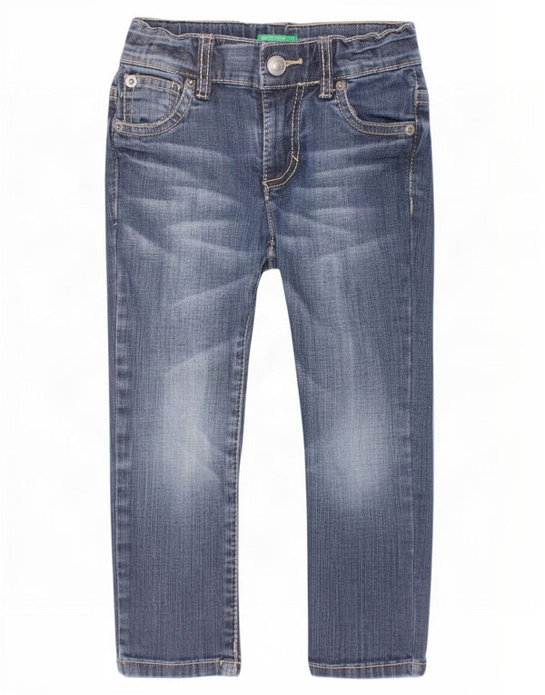 Benetton Baby Boys Slim Jeans 18-24 måneder W18 L13 Blå
