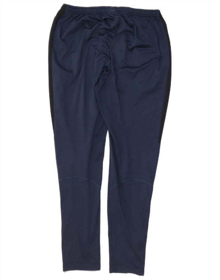 Nike Herre Dri Fit træningsdragt Bukser Large Navy Blue Polyester