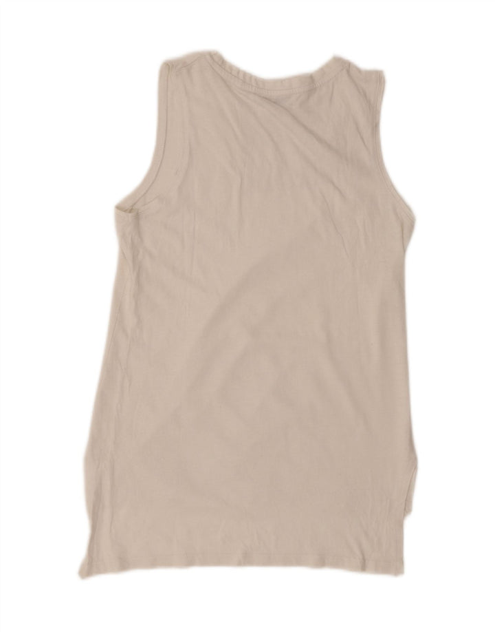 ZARA Womens Vest Top UK 10 Small White Vintage Zara and Second-Hand Zara from Messina Hembry 