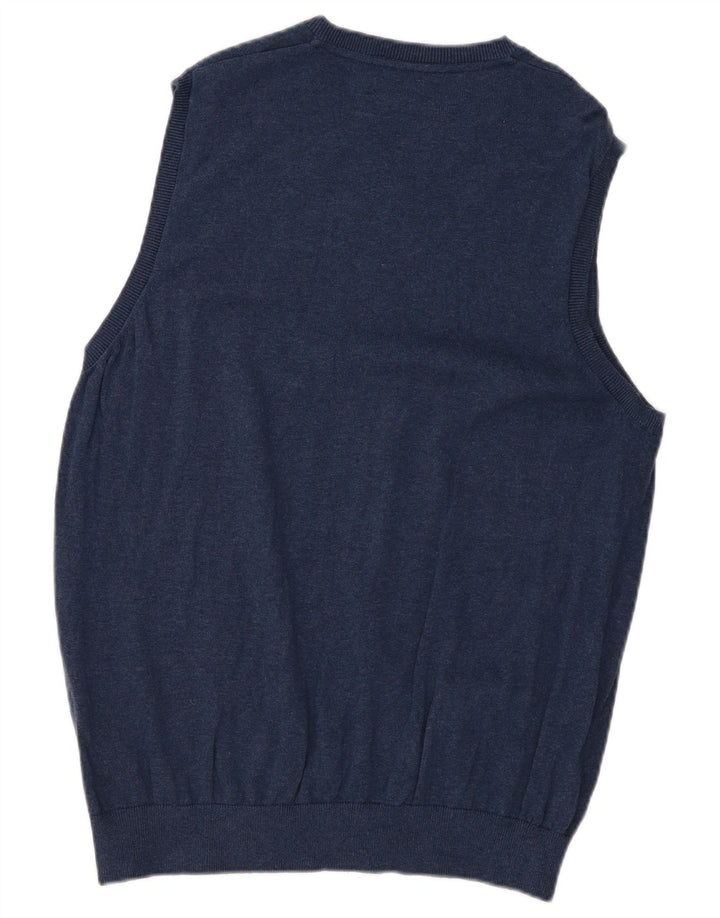 Marks & Spencer Herrevest Tank Top XL Marineblå Bomuld