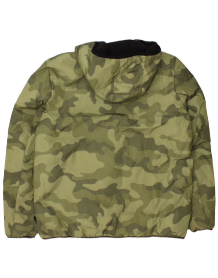 Champion Herre hættetrøje polstret jakke UK 38 Medium Khaki Camouflage