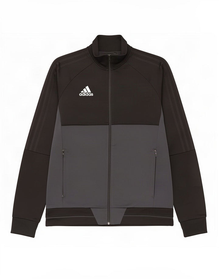 Adidas Træningsdragt til mænd Topjakke Medium Sort Colourblock Polyester