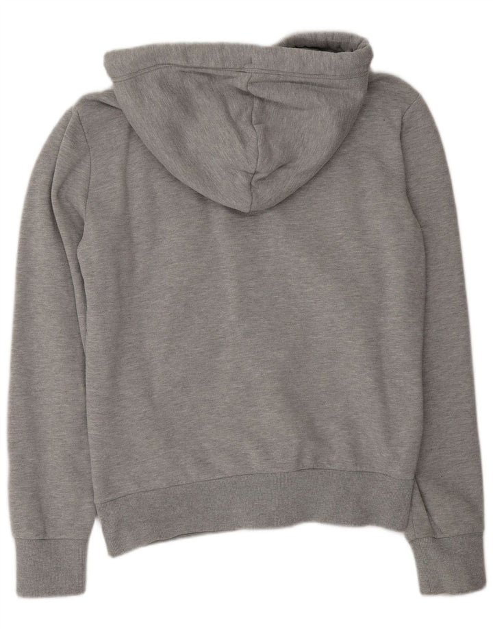 Superdry Hættetrøje med lynlås til mænd mellemgrå bomuld