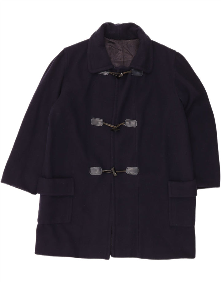 VINTAGE Herre Duffle Coat UK 40 Large Navy Blue