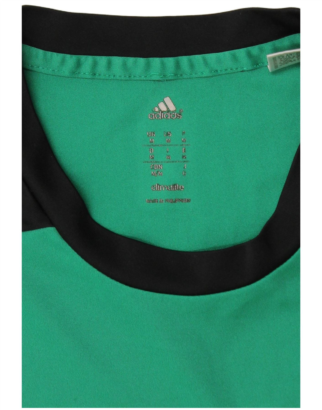 ADIDAS Mens Climalite Graphic T-Shirt Top Medium Green Colourblock