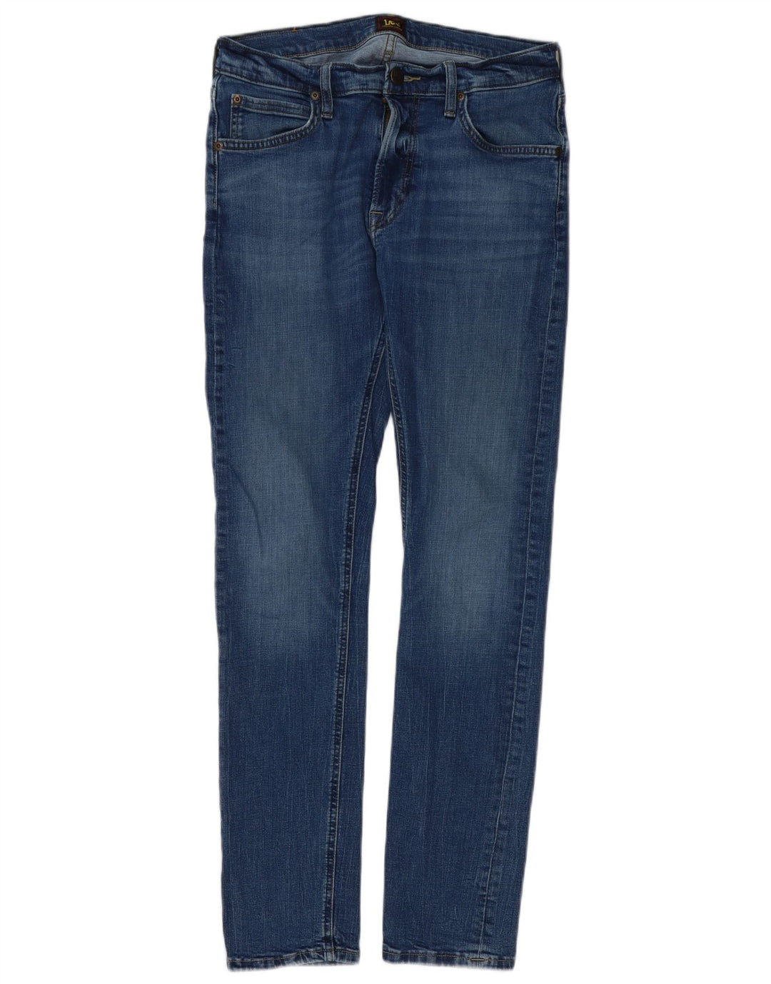 Lee Herre Luke Slim Jeans W31 L30 Blå Bomuld