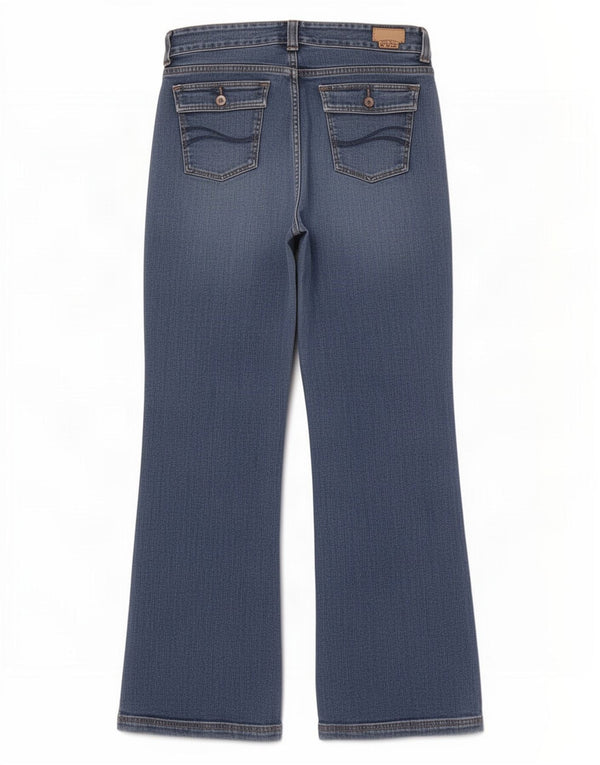 Lee Dame Bootcut Jeans med lav talje US 18 2XL W36 L32 Blå Bomuld