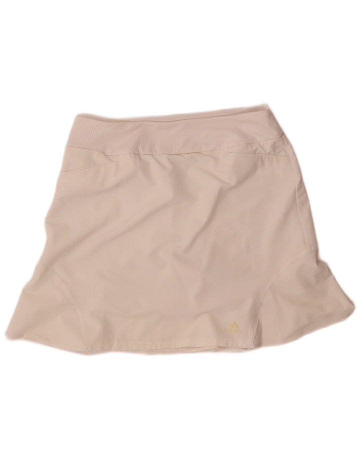 Adidas Womens Skort UK 14 Medium White Polyester