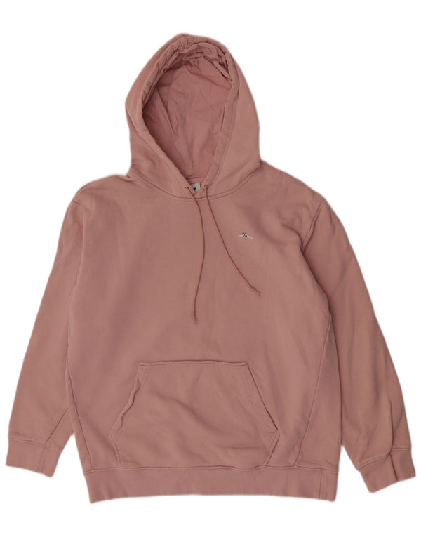 Adidas Dame Hoodie Jumper UK 14 Large Pink Bomuld