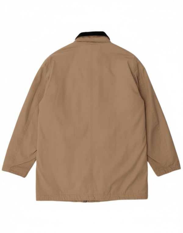 Gant Herre Overfrakke UK 40 Large Beige Colourblock