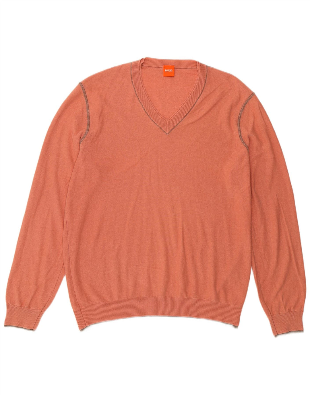 Hugo Boss Herre V-hals sweater Medium Pink