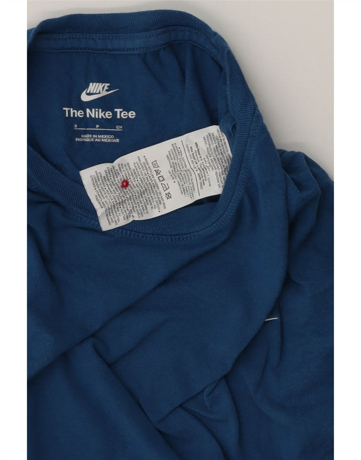 Nike T-shirt top til mænd, lille blå bomuld
