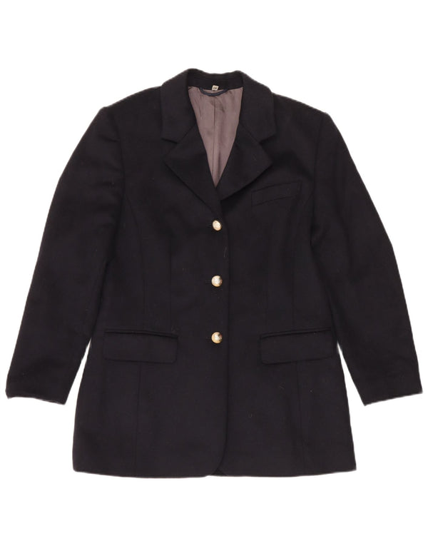 Lanificio Del Casentino Dame Oversized Blazer Jacket IT 38 XS Marineblå