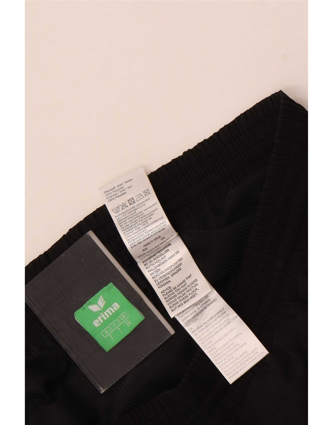 Erima Sportshorts til mænd Large Black Colourblock Polyester