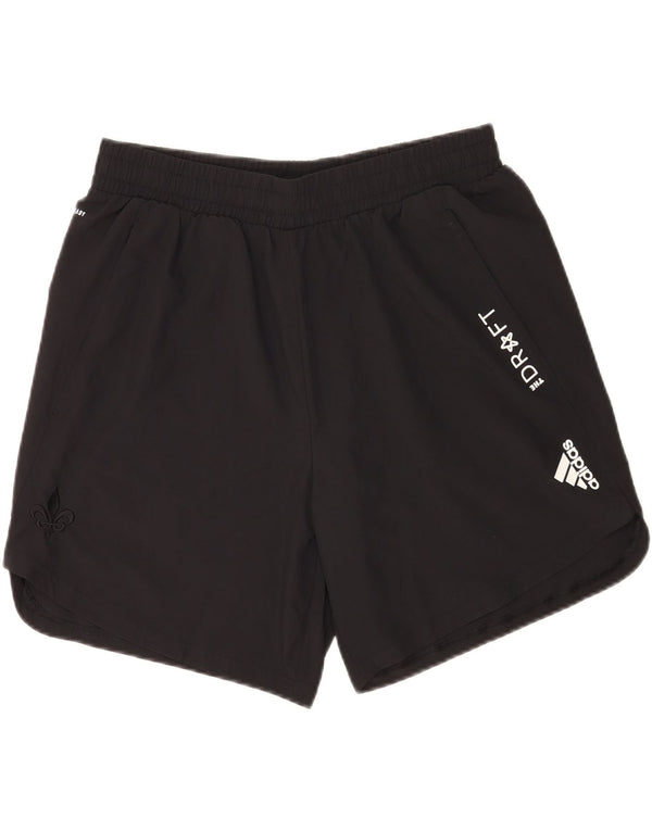 Adidas Herre grafiske sportsshorts store sorte polyestersports