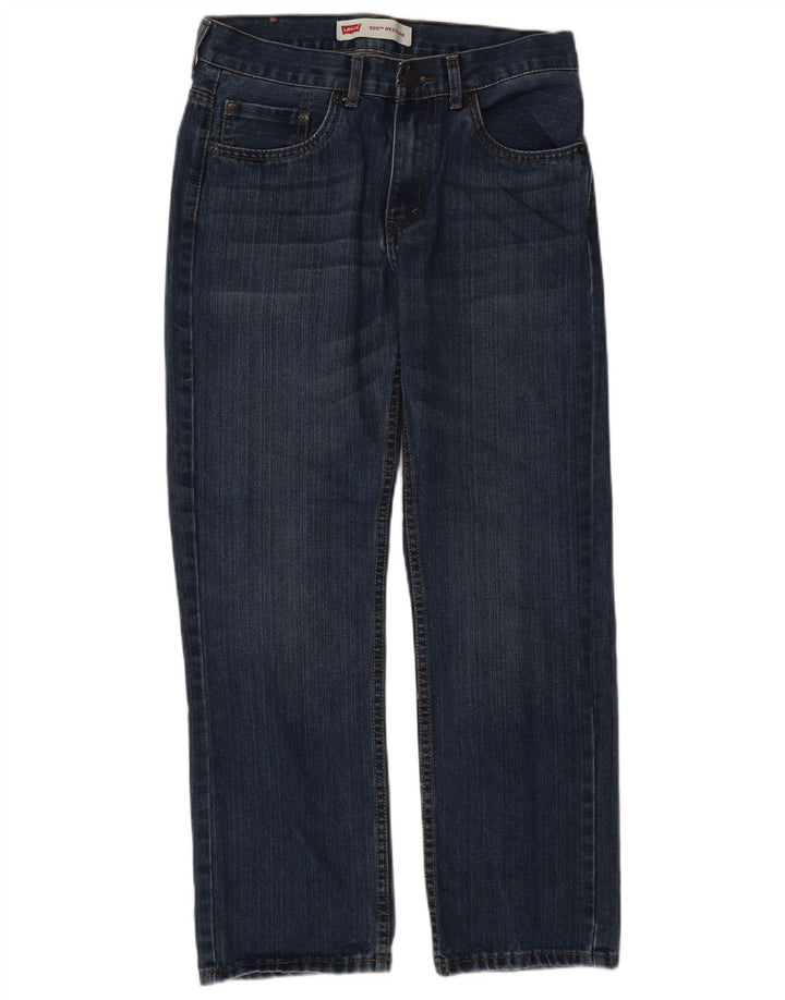 Levi's Boys 505 Regular Straight Jeans 15-16 år W38 L38 Blue Cotton