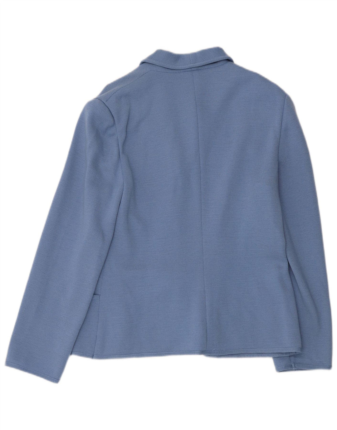 Luisa Spagnoli Dame 3-knaps strik blazerjakke UK 12 Medium Blue