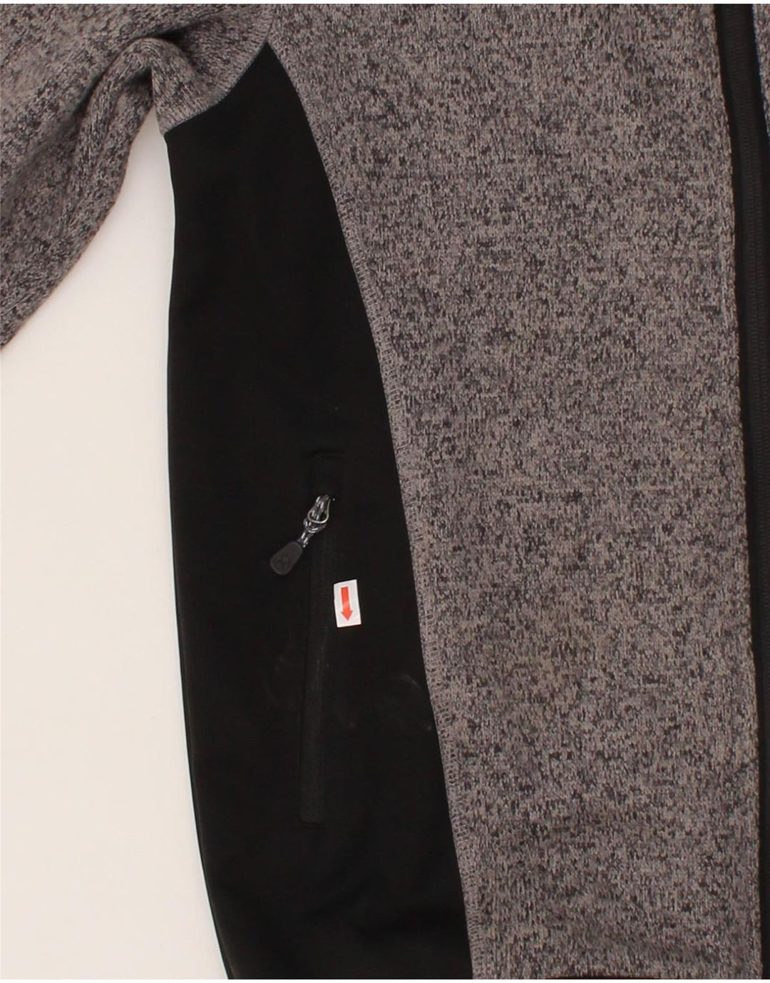 HAKRO Mens Tracksuit Top Jacket Small Grey Colourblock Polyester Vintage Hakro and Second-Hand Hakro from Messina Hembry 