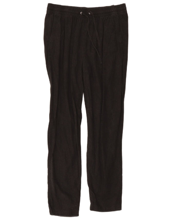 Marks & Spencer Lige fritidsbukser til kvinder UK 14 Medium W30 L28 Sort