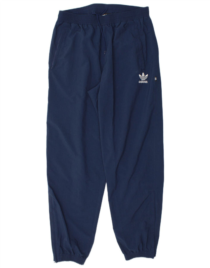 Adidas Herre træningsdragt Bukser Joggers Large Navy Blue Polyester