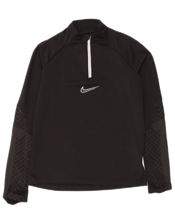 Nike Boys Dri Fit Slim Pullover træningsdragt Top 10-11 år Medium Sort