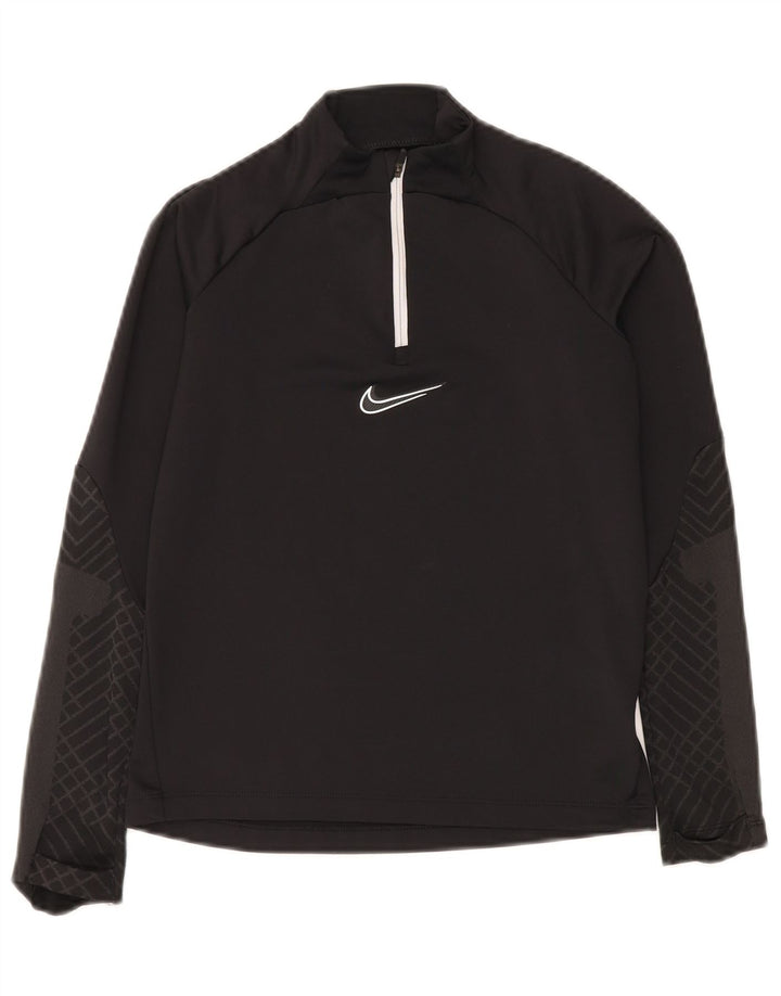 Nike Boys Dri Fit Slim Pullover træningsdragt Top 10-11 år Medium Sort