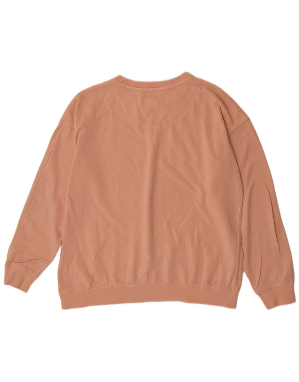 Fat Face Dame Sweatshirt Jumper UK 14 Large Pink Bomuld
