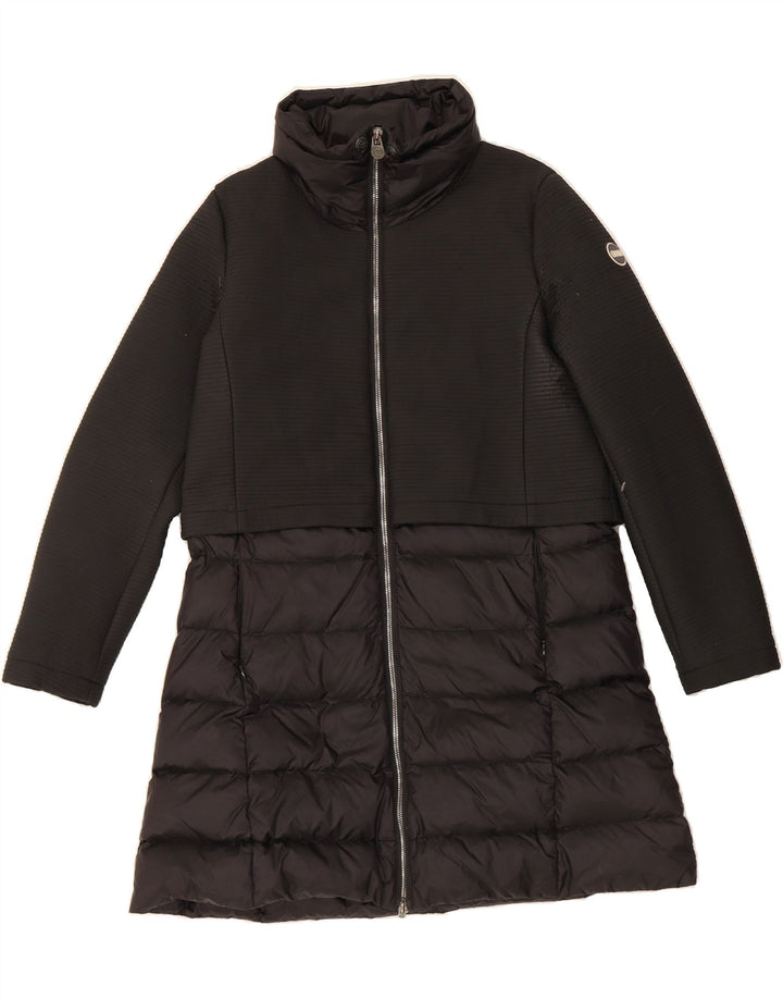 COLMAR Womens Padded Coat IT 46 Large Black Polyester Vintage Colmar and Second-Hand Colmar from Messina Hembry 