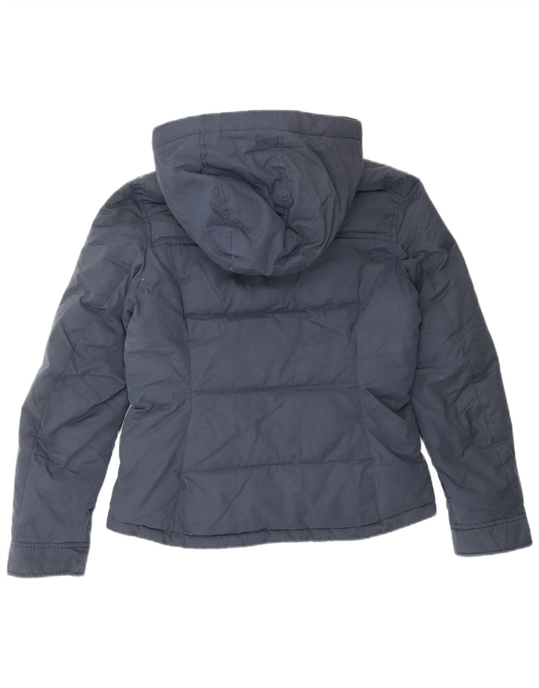 Jack Wills Dame hættejakke UK 8 Small Navy Blue Polyester