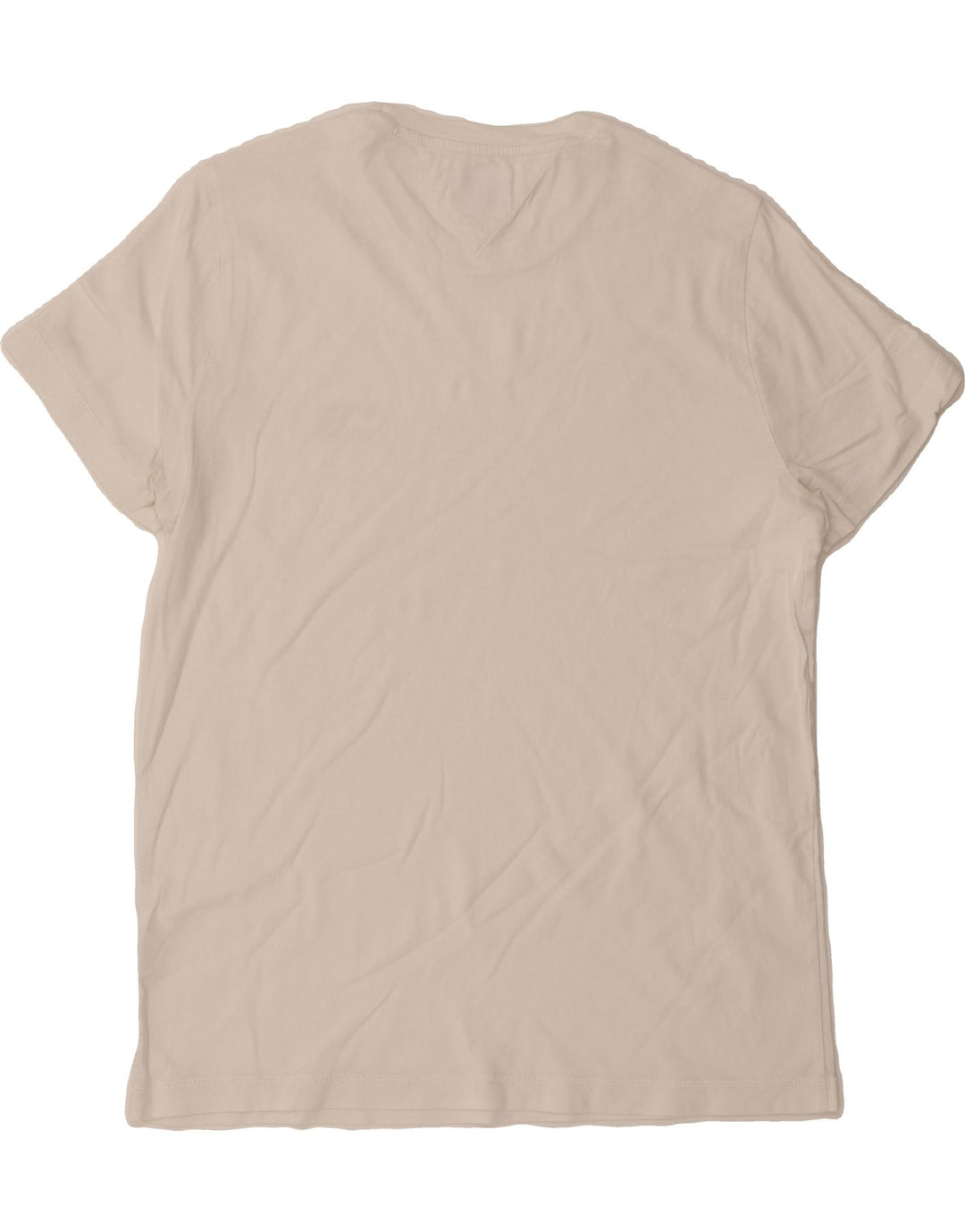 TOMMY HILFIGER Mens T-Shirt Top Large White Vintage Tommy Hilfiger and Second-Hand Tommy Hilfiger from Messina Hembry 