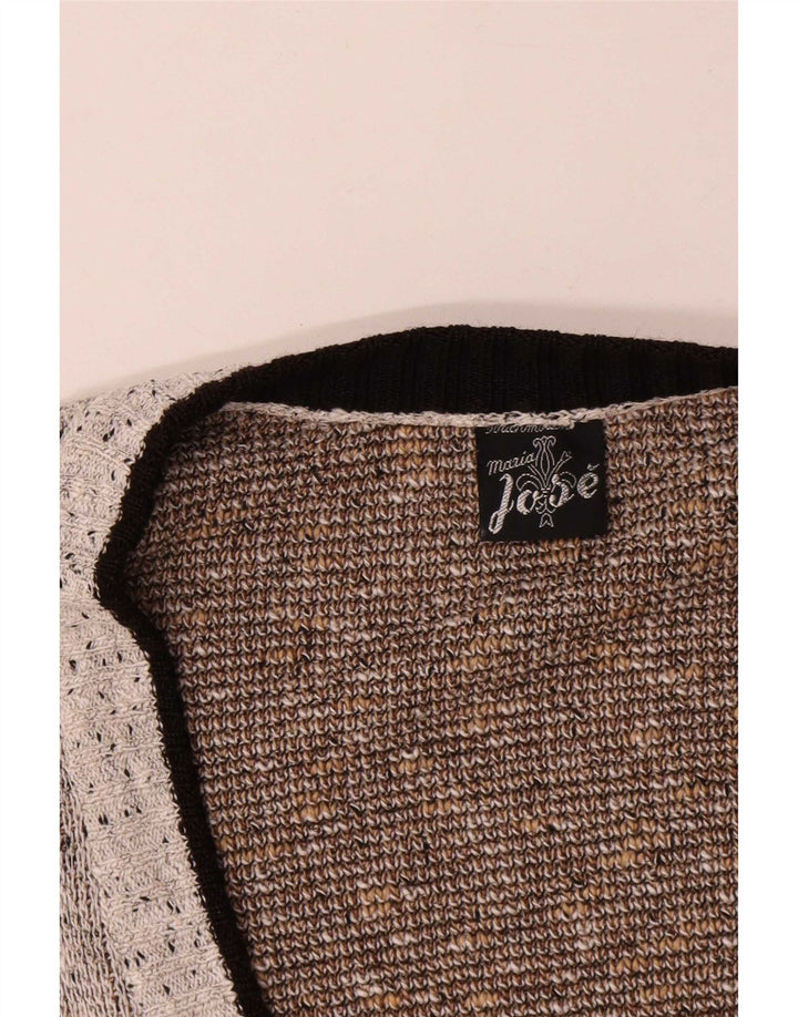 Maria Jose Herre Cardigan Sweater XL Grå Colourblock