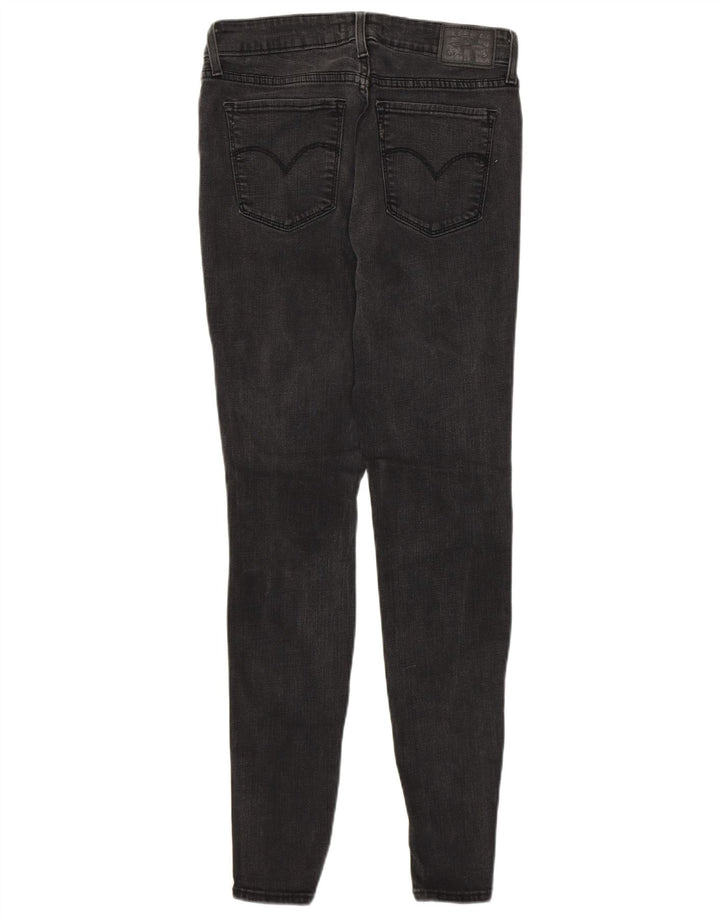 LEVI'S Dame 711 Distressed Skinny Jeans W29 L30 Grå