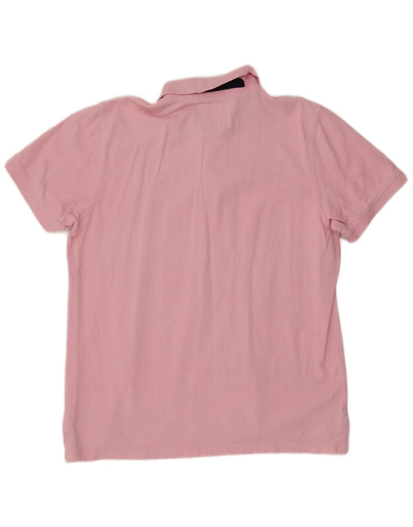 Crew Clothing Herre Polo Shirt 2XL Pink Bomuld